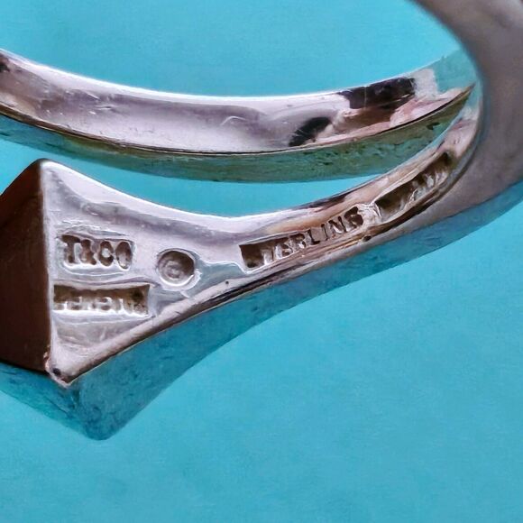 EXTREMELY RARE Vintage Tiffany & Co. Elsa Peretti Sterling Siver Nail Ring 6.25 - Picture 4 of 9